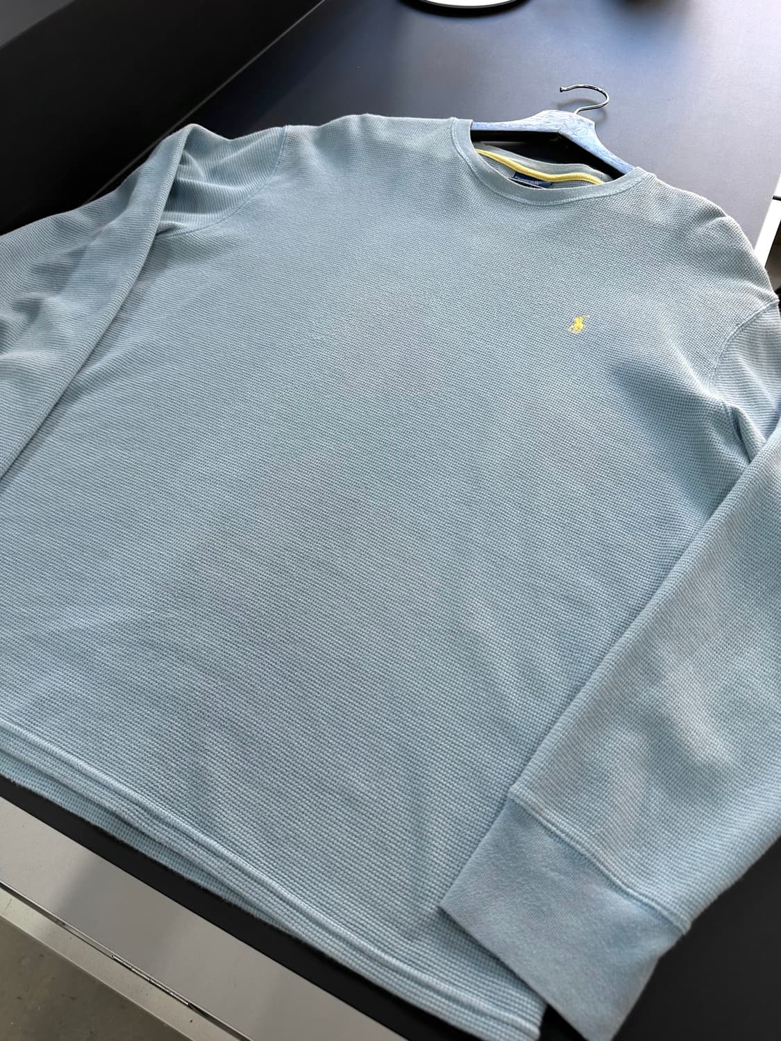 폴로랄프로렌 자수 코튼 와플니트 맨투맨 상품이미지3