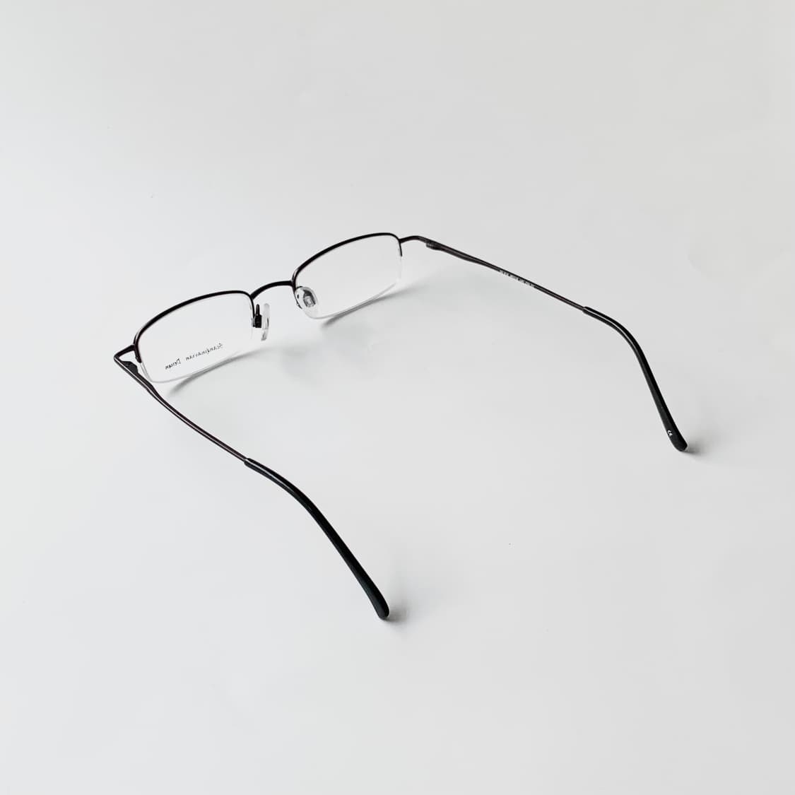 887 딥브라운 데드스탁 빈티지안경 반무테 초경량 미니멀 클래식 픽키 상품이미지5