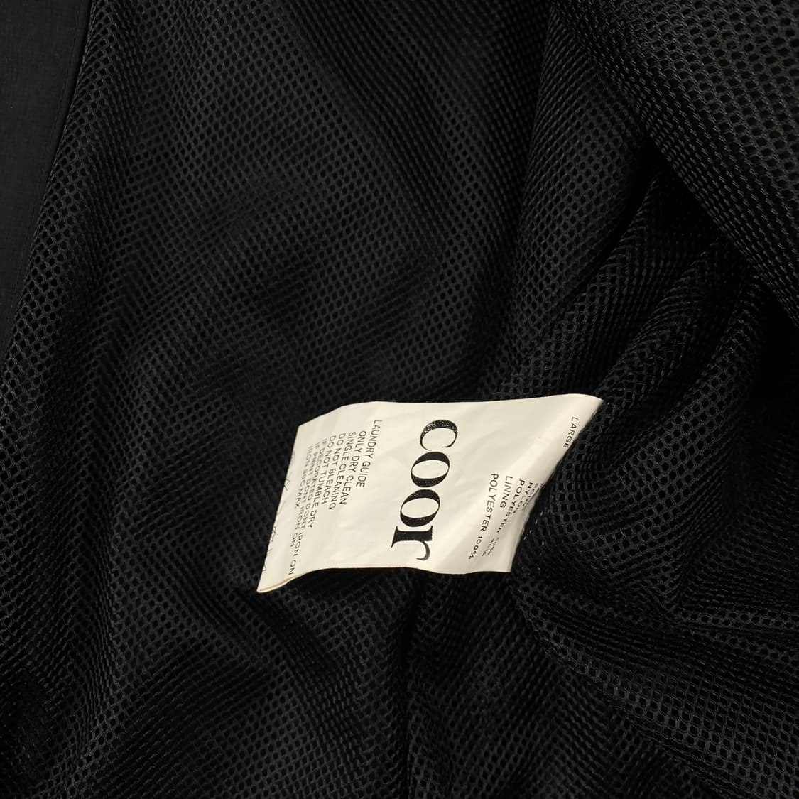 쿠어 블랙 나일론 투웨이 트랙 자켓 (100) 상품이미지5