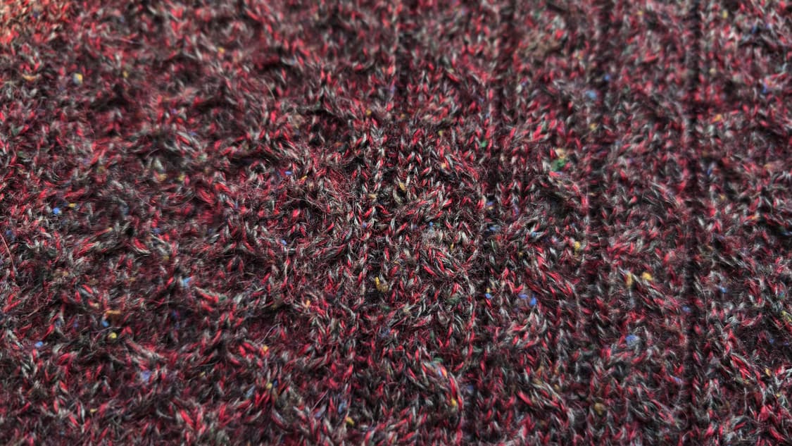 빈티지 아일랜드 니트 울 & 알파카 혼방 상품이미지2