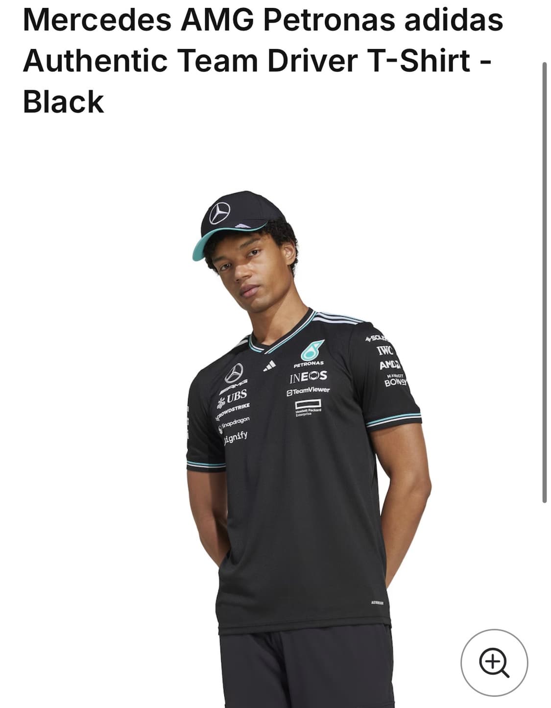 F1 메르세데스 AMG 드라이버 티셔츠 유니폼  상품이미지1