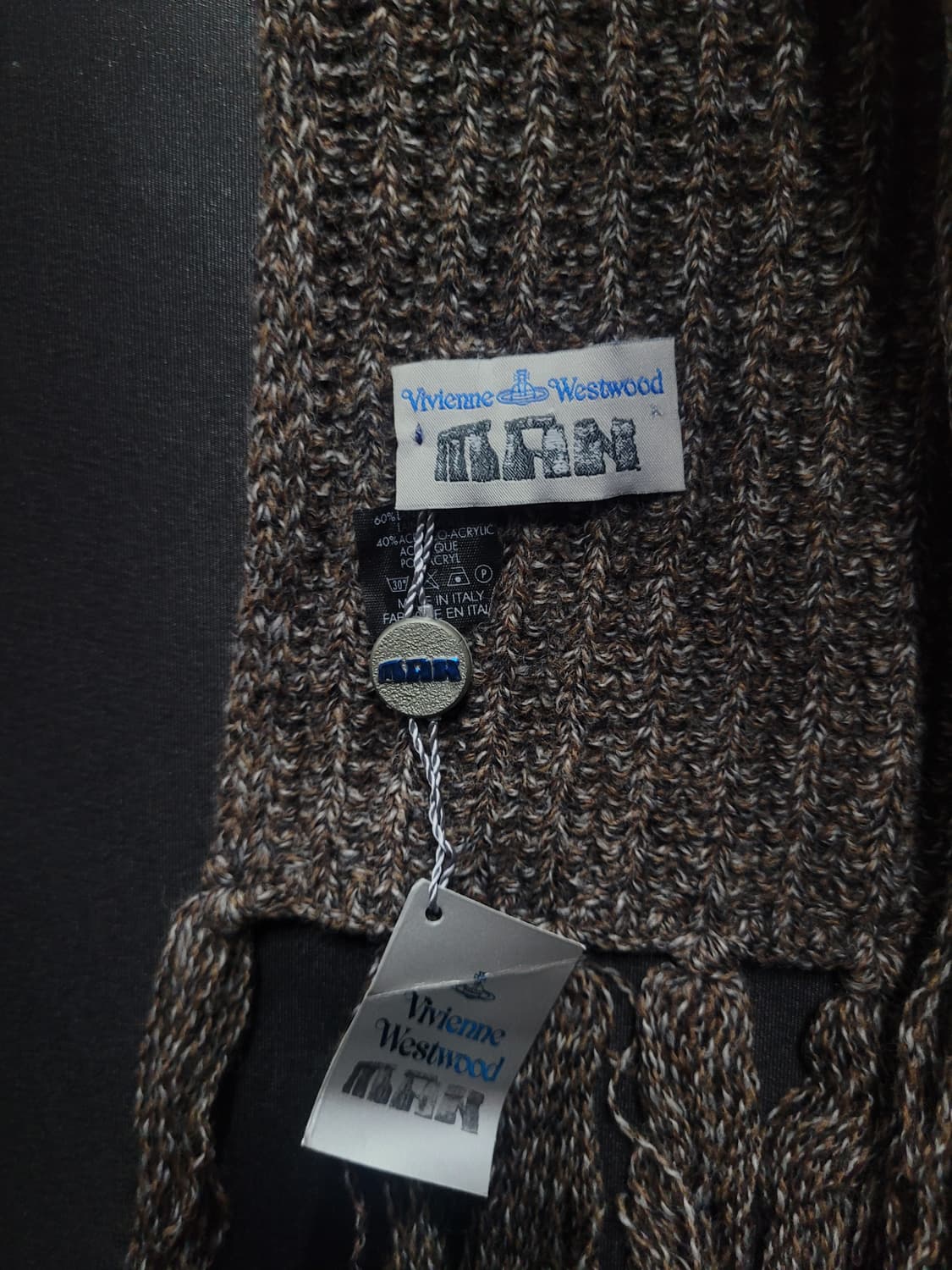 Vivienne westwood 비비안웨스트우드 이태리 울머플러(새제품) 상품이미지4