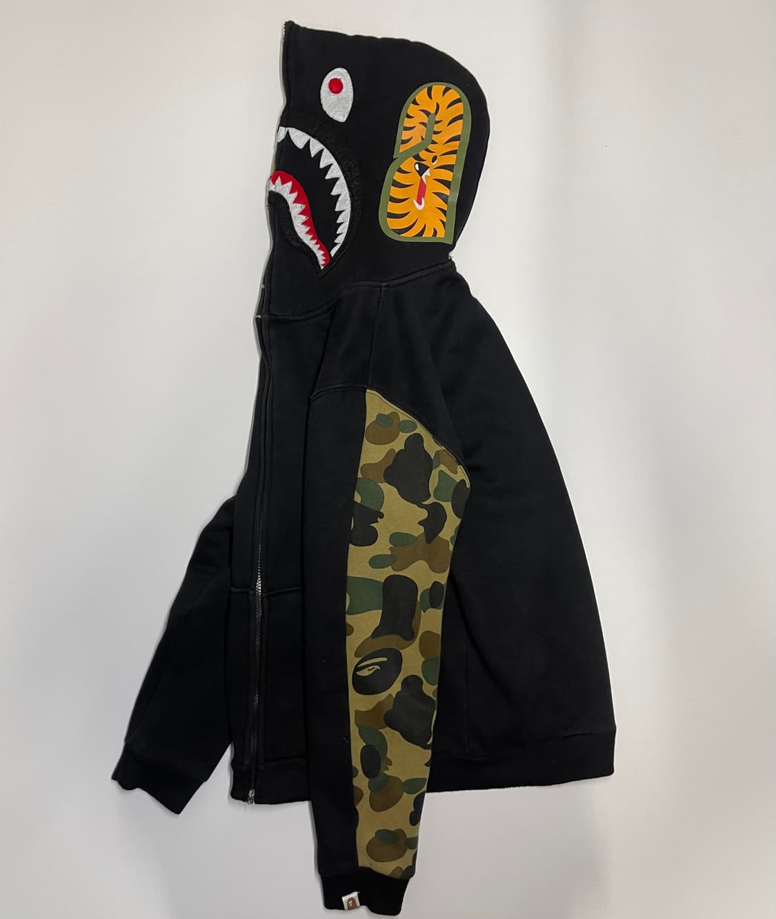 베이프 샤크 후드집업 블랙 L 상품이미지1