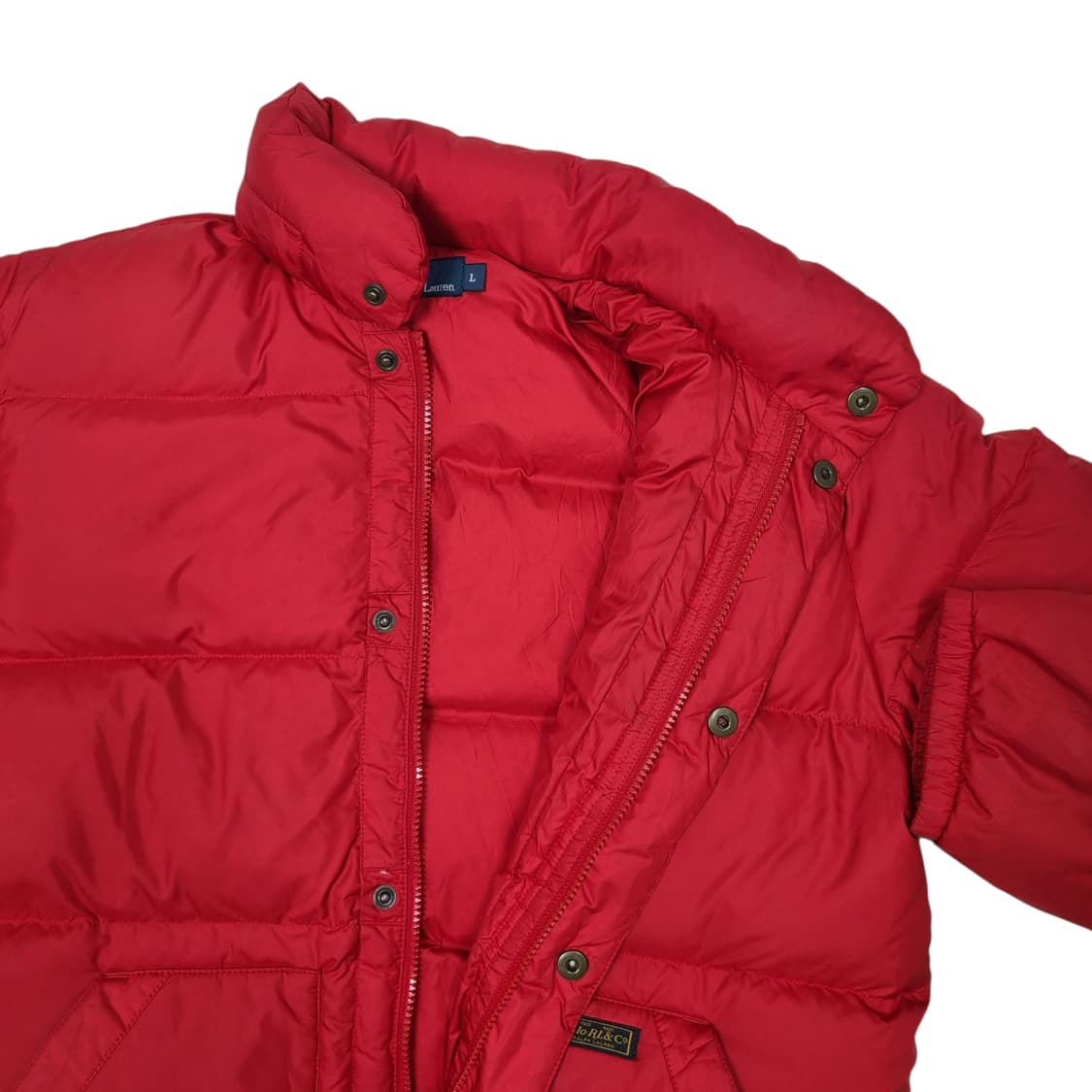 폴로 랄프로렌 레드 다운 점퍼 상품이미지7