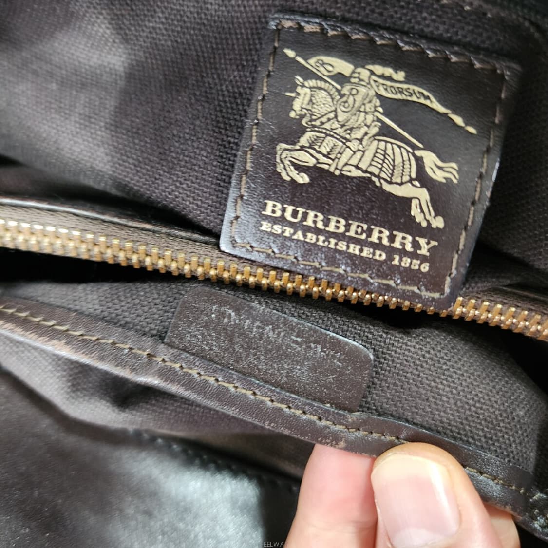 버버리 빈티지 체크 토트백 상품이미지10