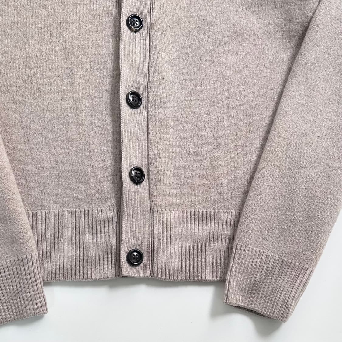 아미 베이지 울 가디건 상품이미지4