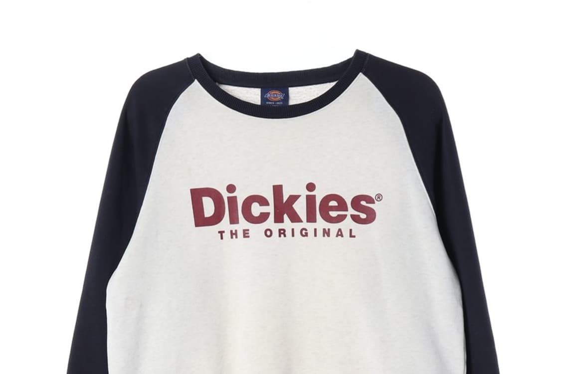 디키즈 빅로고 래글런 배색 맨투맨 L 상품이미지3