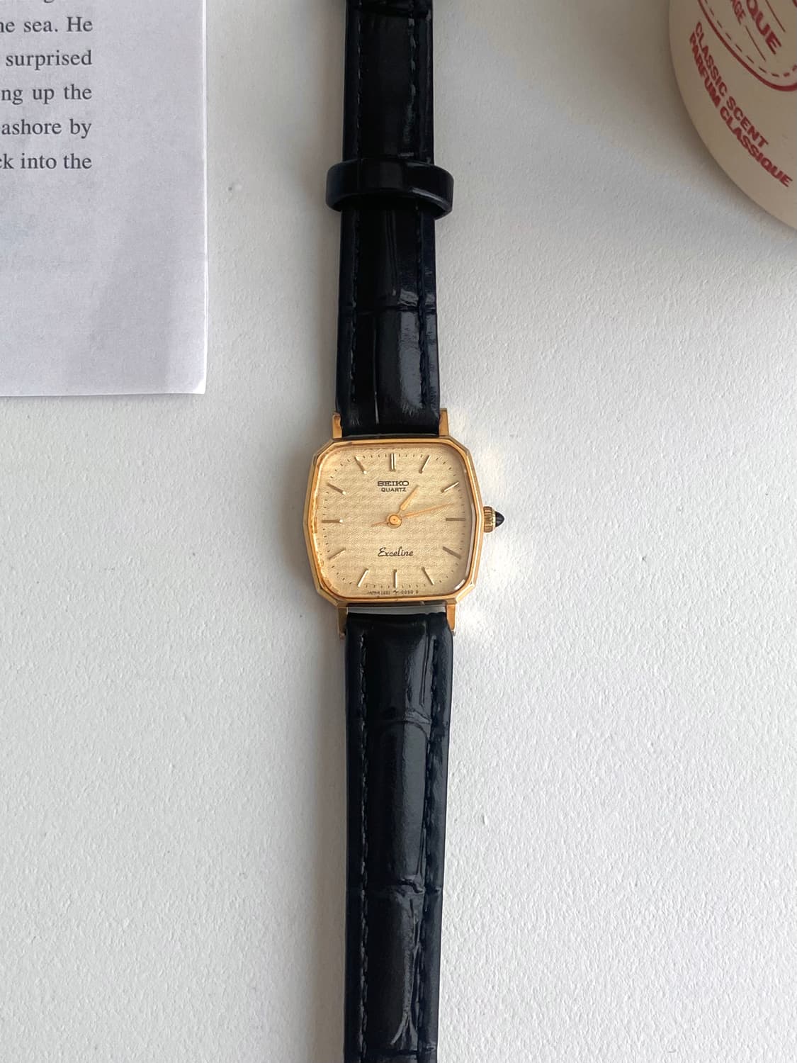 Seiko 세이코 엑셀린 쿼츠 골드 레이디스 상품이미지3