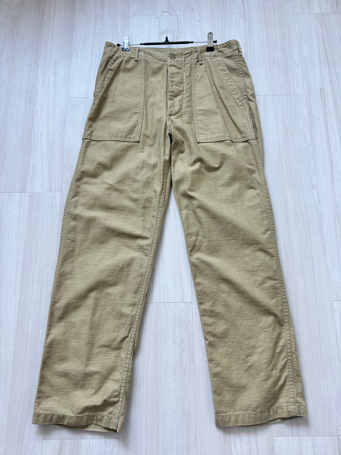 오어슬로우 퍼티그팬츠 오리지널핏(레귤러핏) 카키 3사이즈 상품이미지5