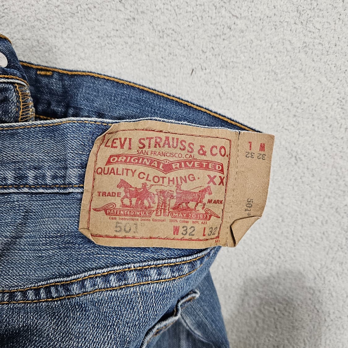 리바이스 501 데님 32 32 상품이미지5