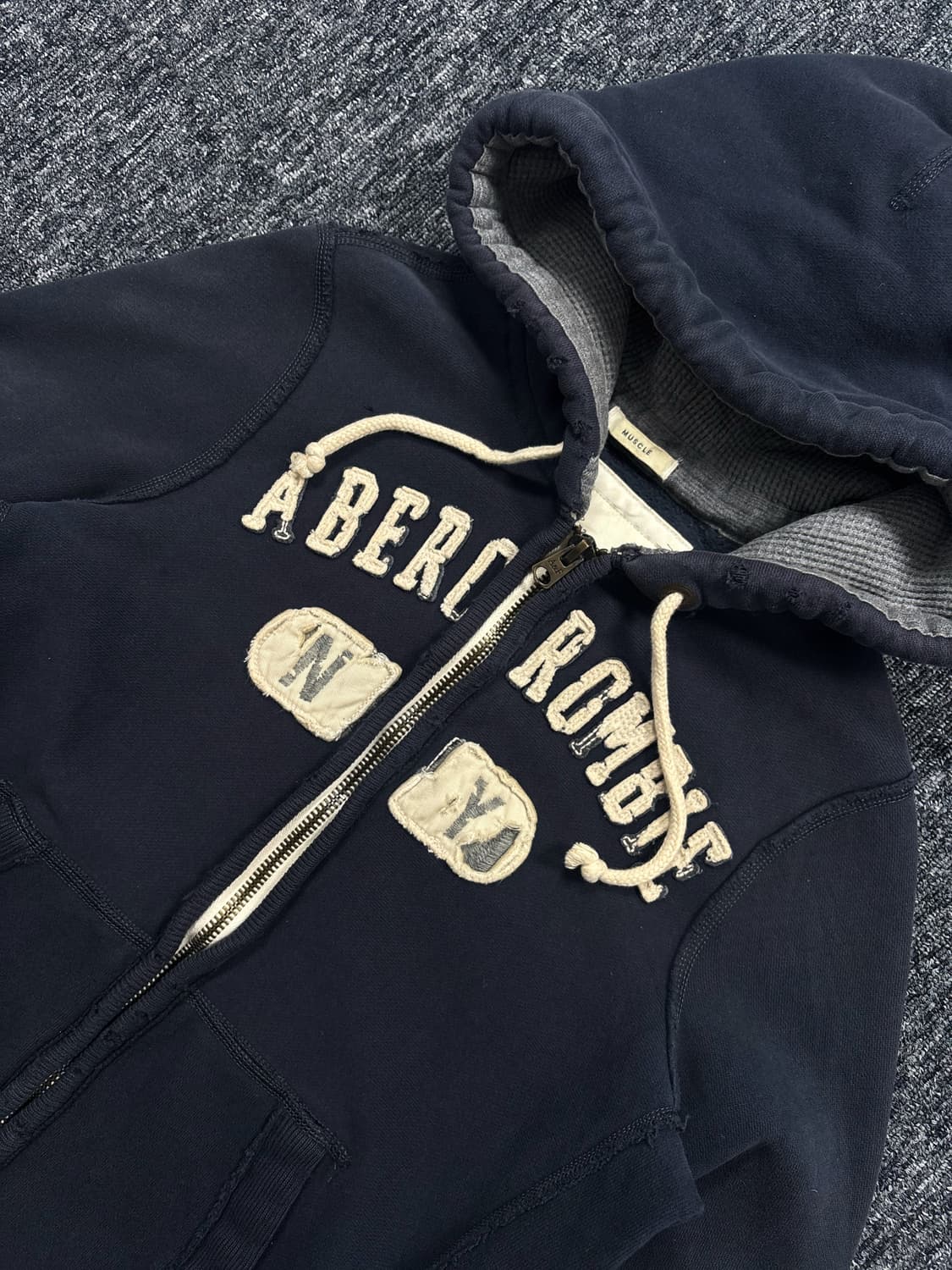 아베크롬비 네이비 후드집업 상품이미지4