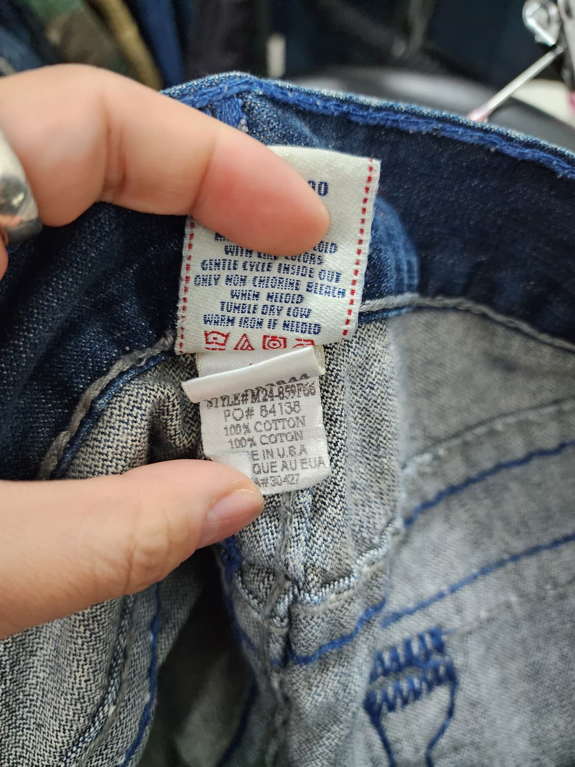 (빅사이즈) 트루릴리젼 RICKY SUPER T 부츠컷 데님  상품이미지6