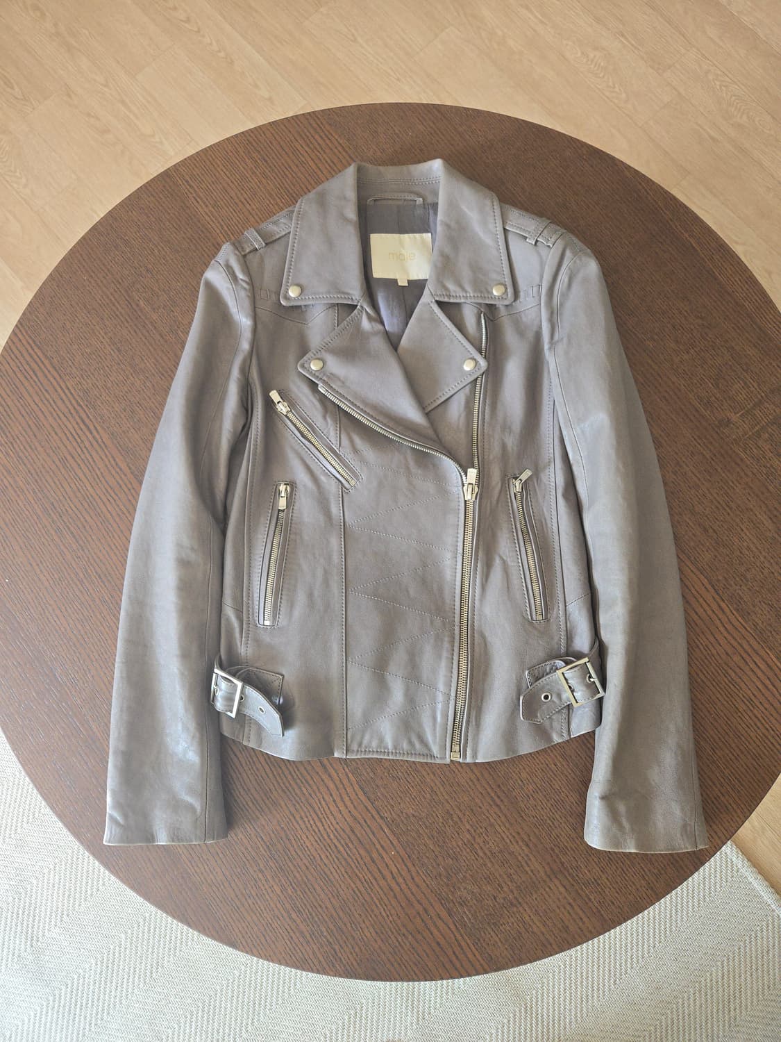 (44반) 마쥬 maje 램스킨 라이더 자켓 (애토프?) 상품이미지1