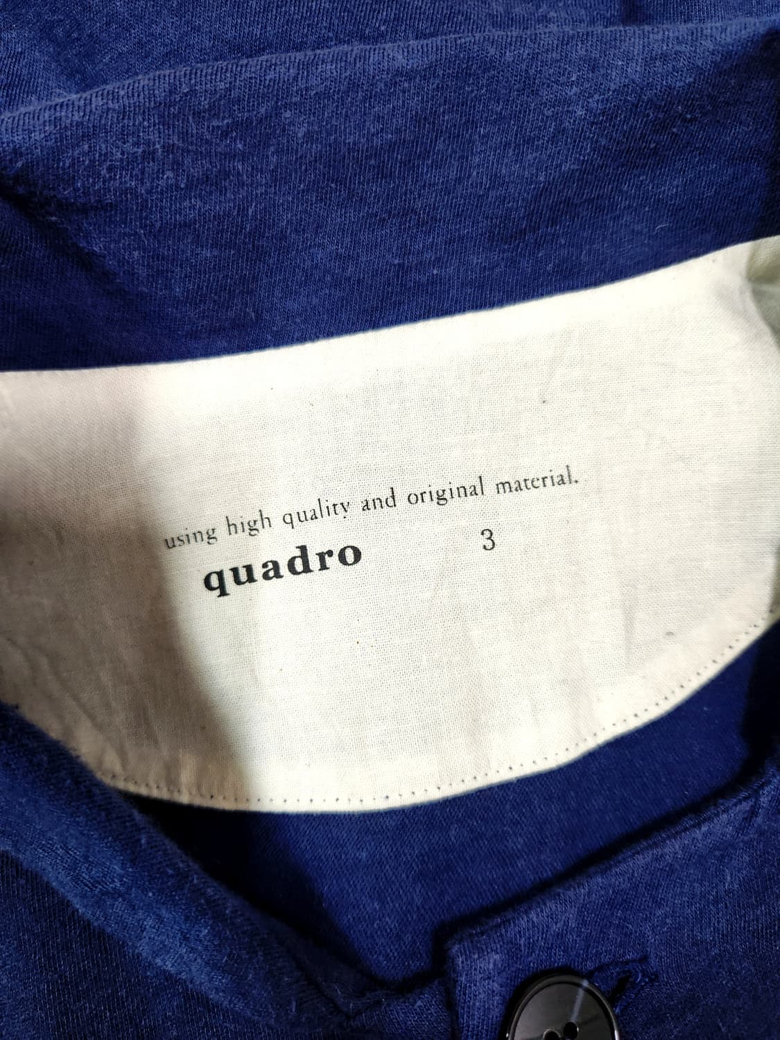 quadro japan 러기드 블루 버튼 카디건 상품이미지4