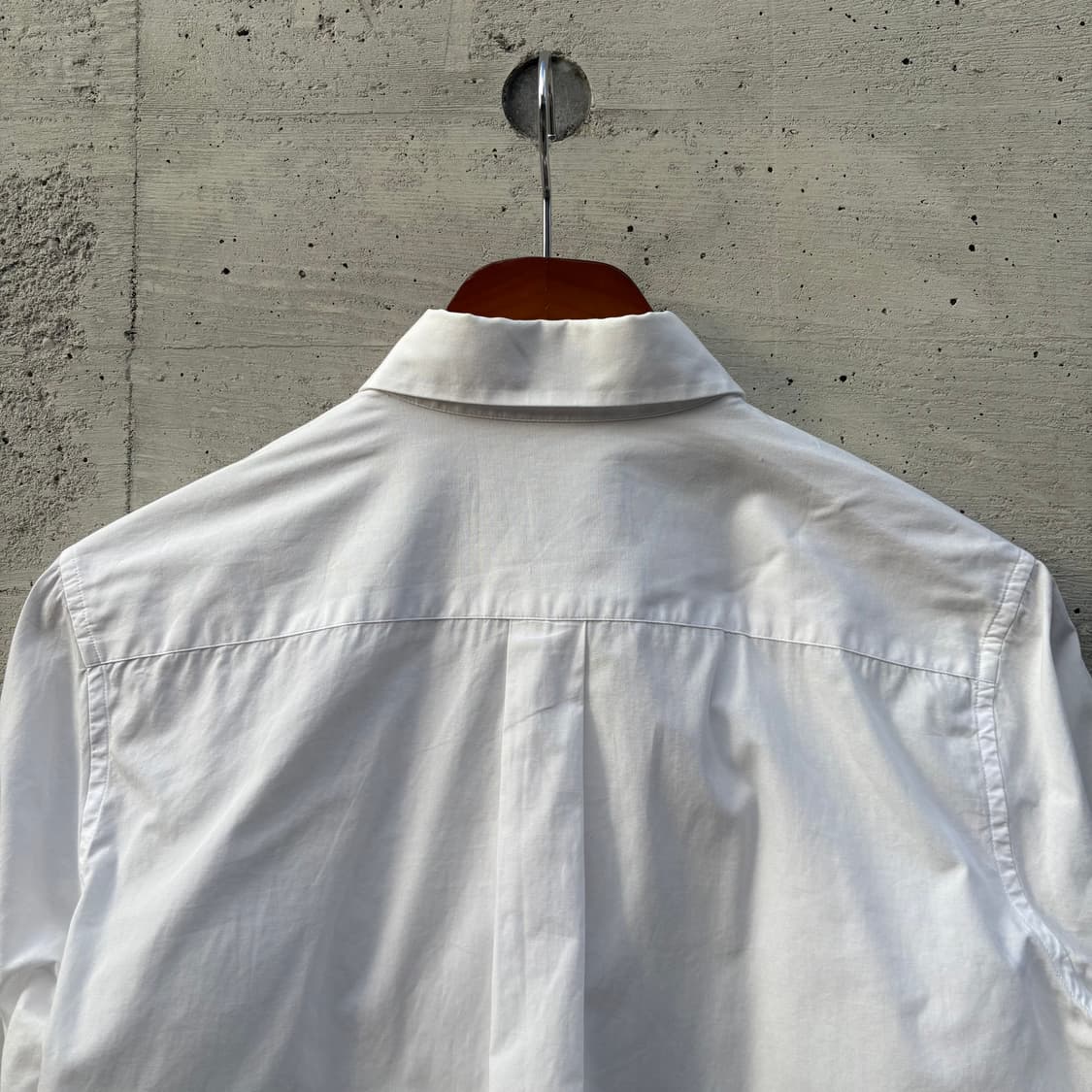 꼼데가르송 트리콧 러플 디테일 화이트 셔츠 상품이미지6