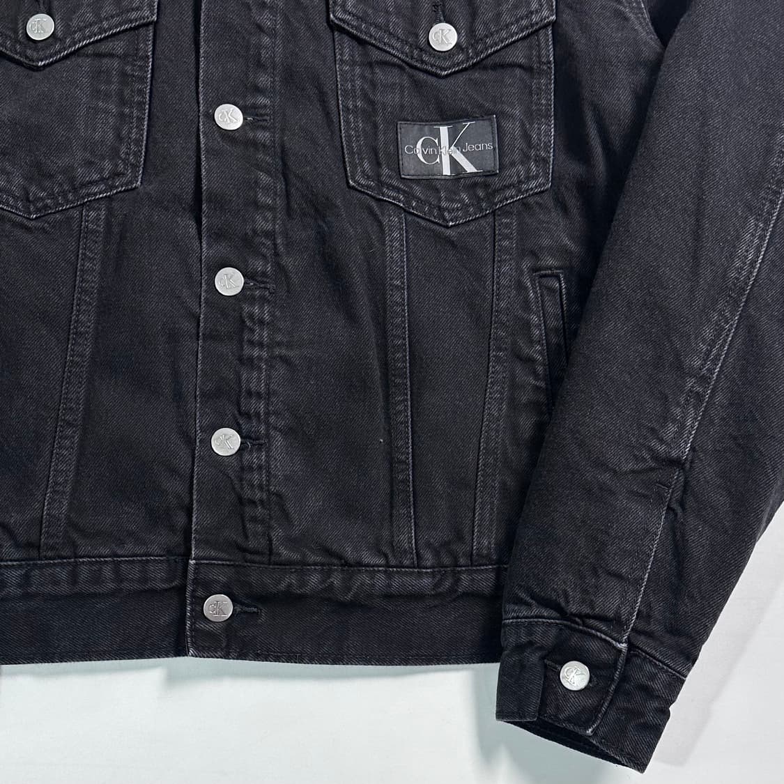 캘빈클라인 흑청 데님 자켓 상품이미지4