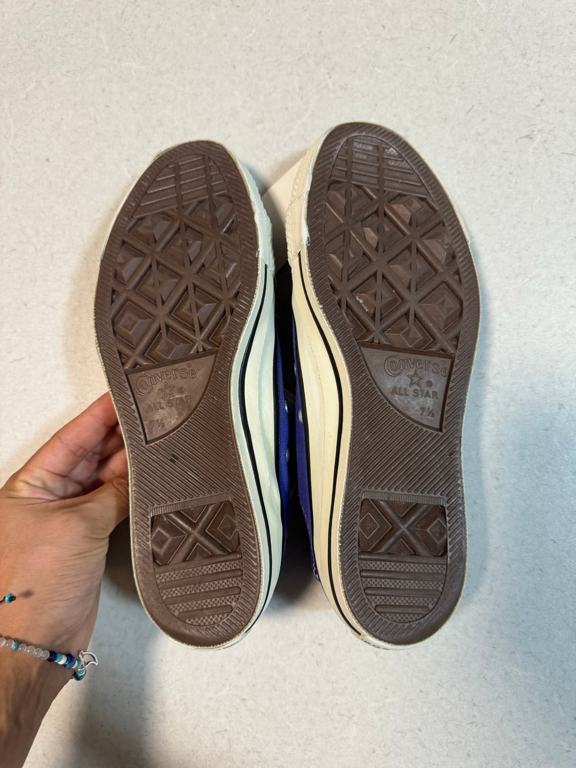 90s converse 컨버스 made in usa 블루 255 상품이미지6