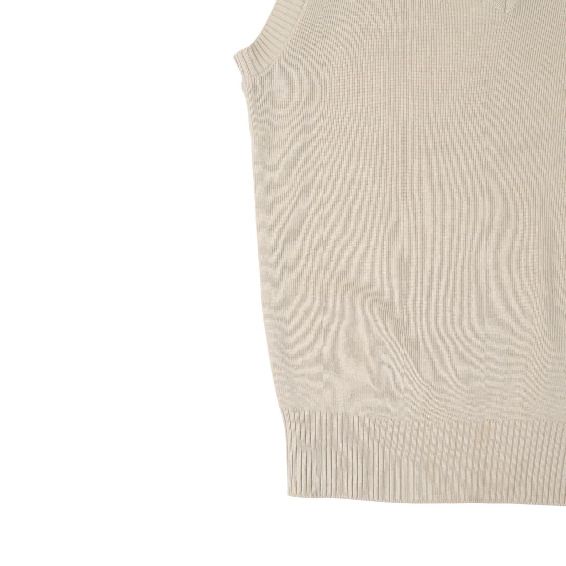 라코스테 아이보리 니트 베스트 상품이미지4