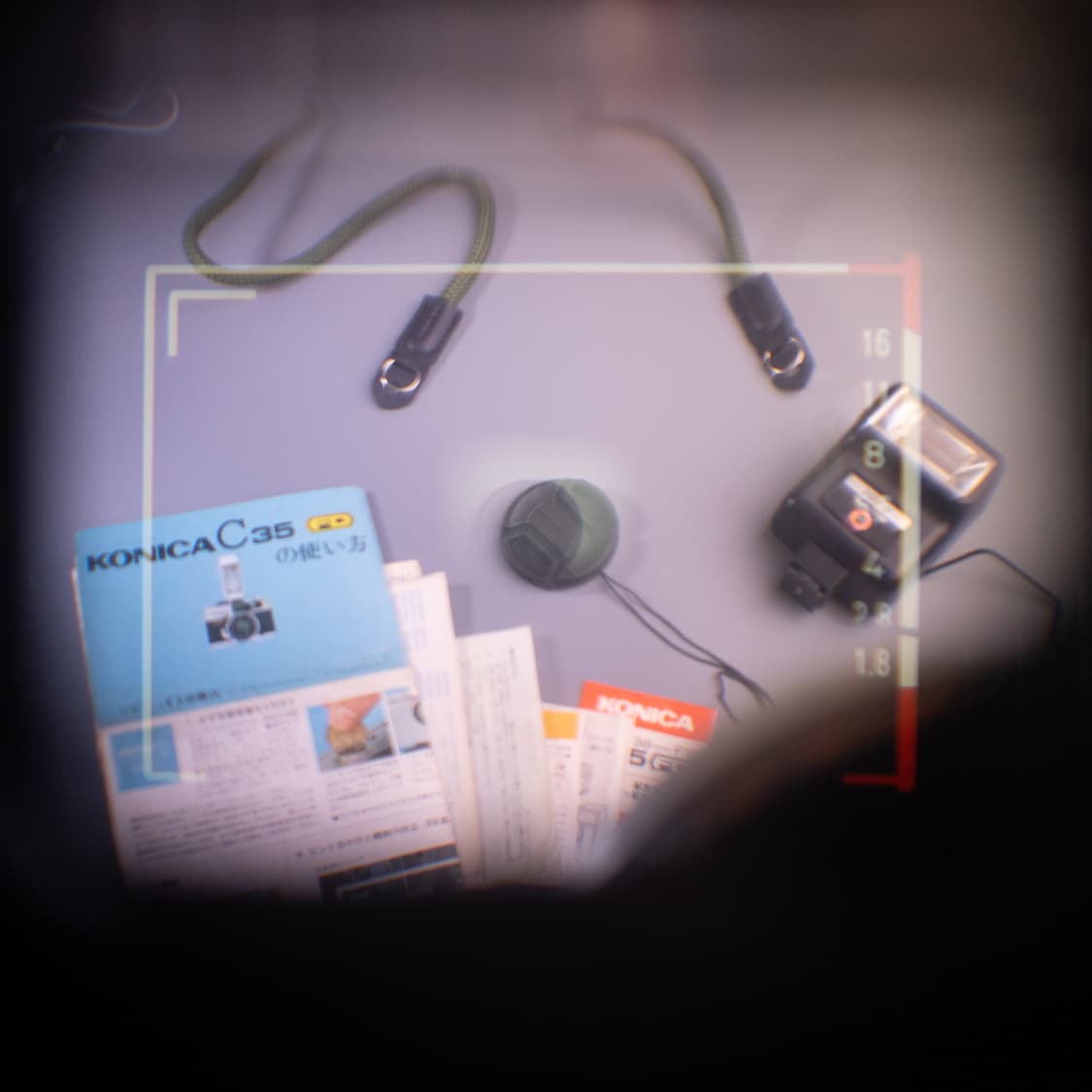 필름카메라 코니카 c35fd (전체 오버홀완료 보증6개월) 상품이미지8