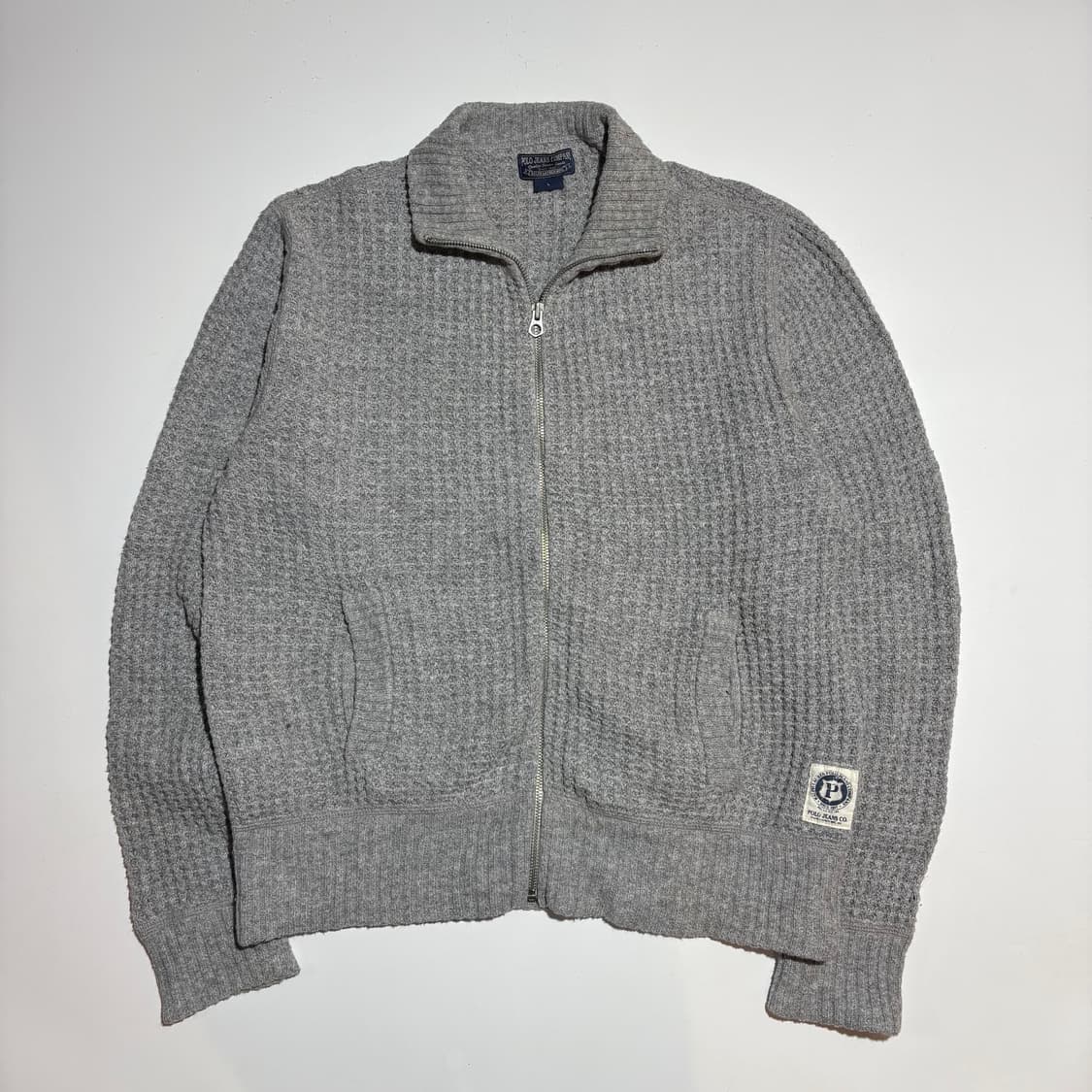 폴로 진스 그레이 니트 집업  상품이미지1