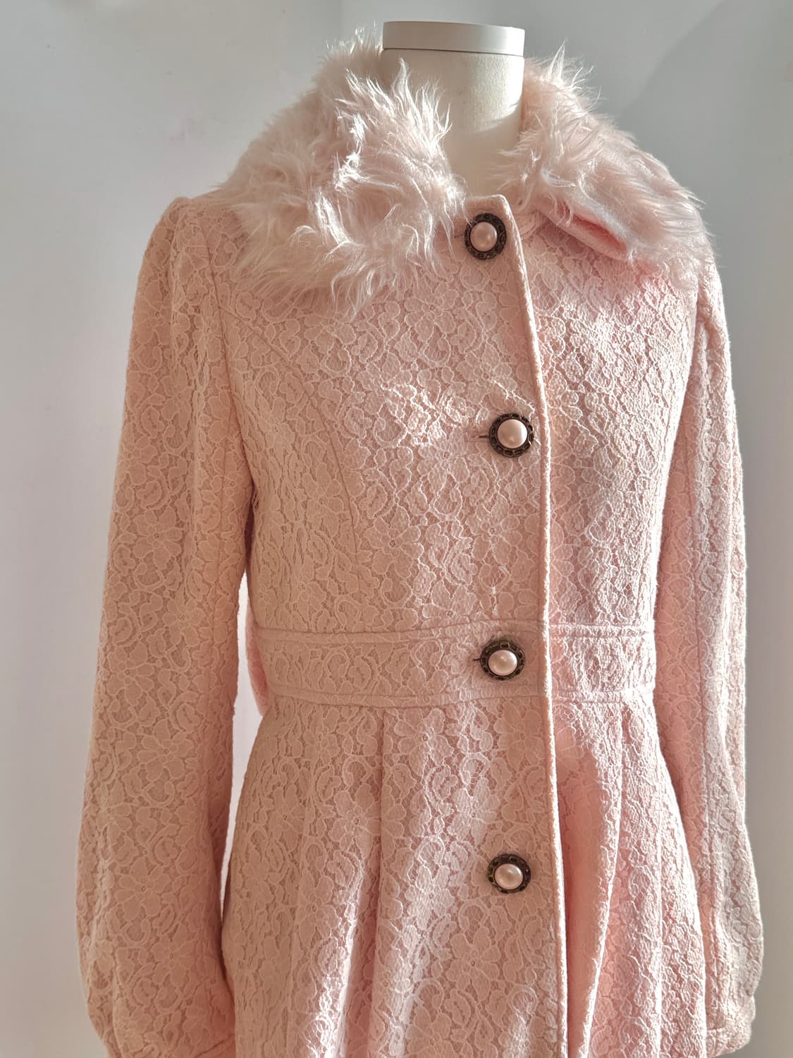 Lizlisa 히메갸루 플라워레이스 코트 로걀 양산형 일브  상품이미지2