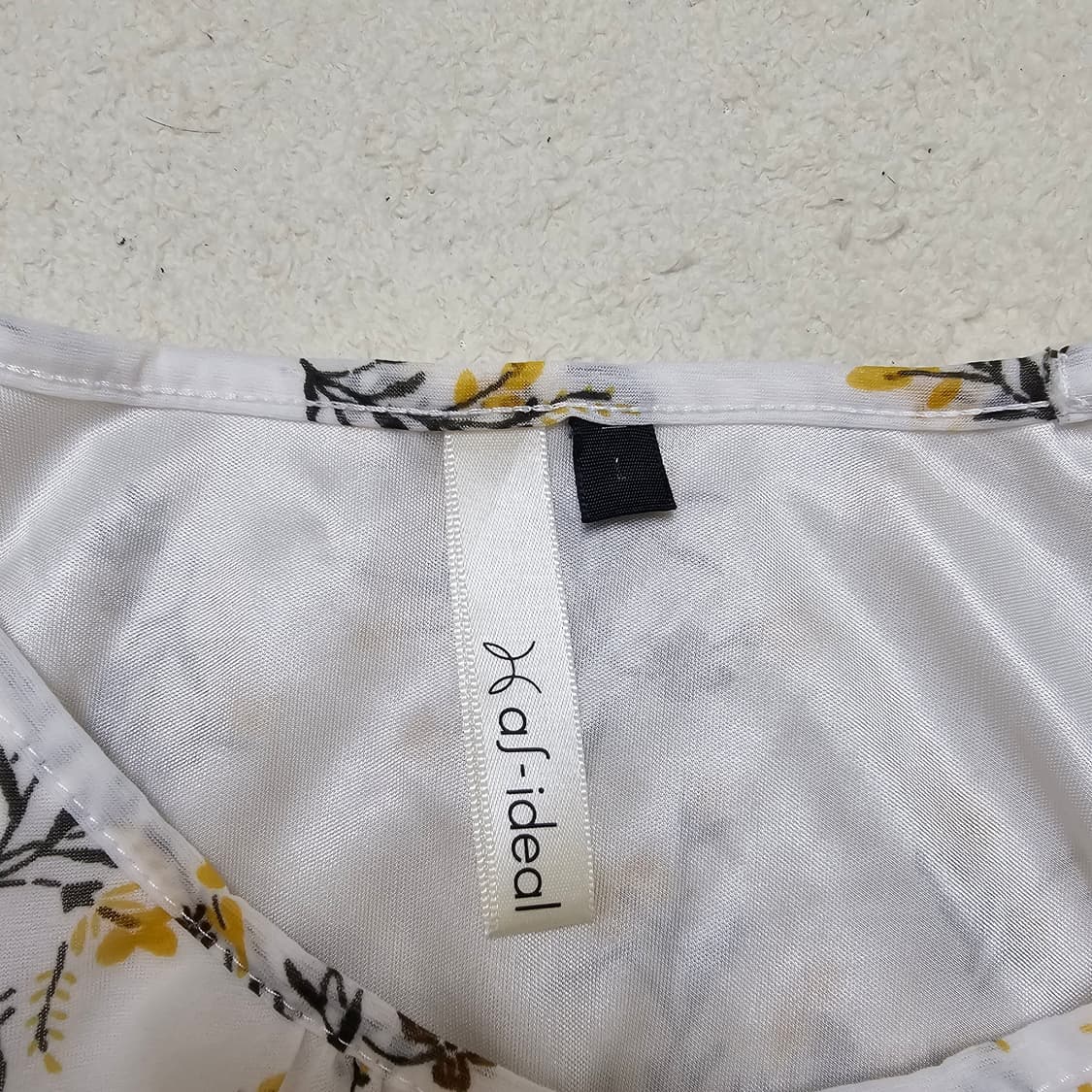 [L] 플라워 폴리 반팔 블라우스 상품이미지9