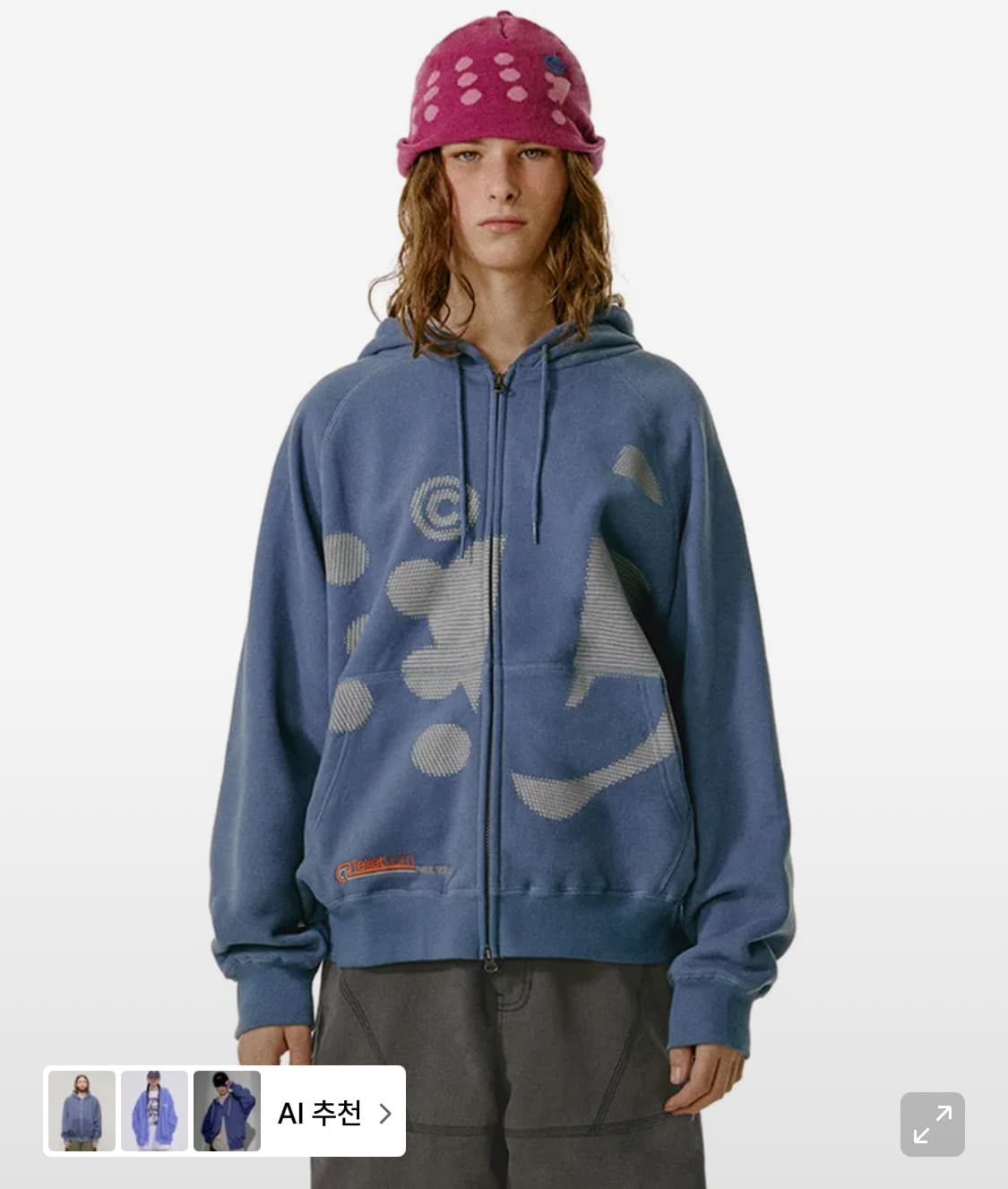 테켓 후드집업 teket Dot-Com Zip-Up Hoodie  상품이미지1