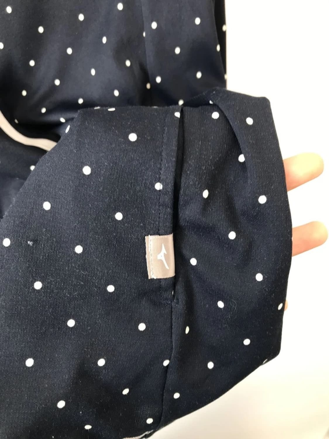 Mizuno Navy Dot UV Zip Hoodie 상품이미지6