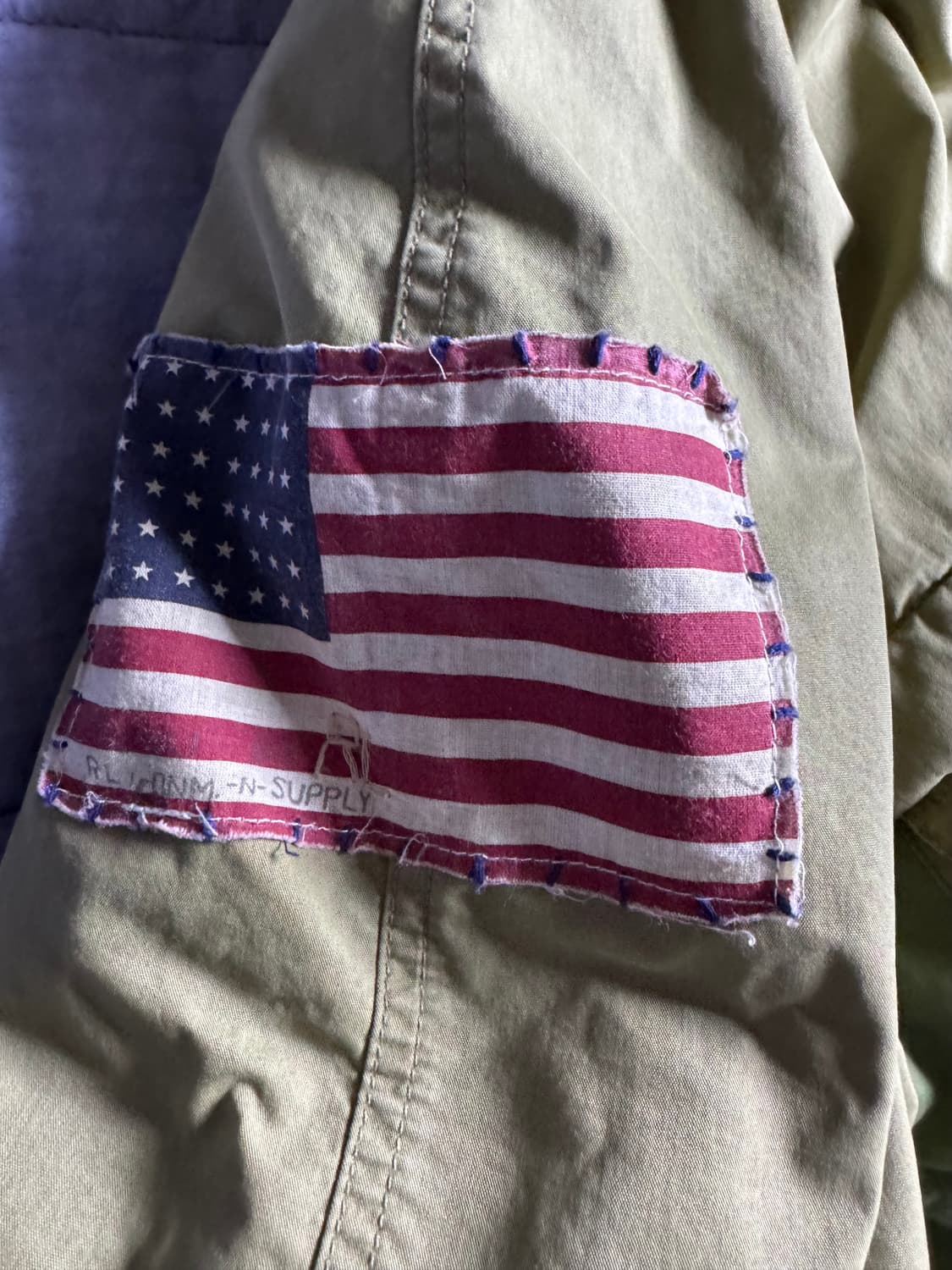 폴로 밀리터리 성조기 다운패딩 상품이미지3