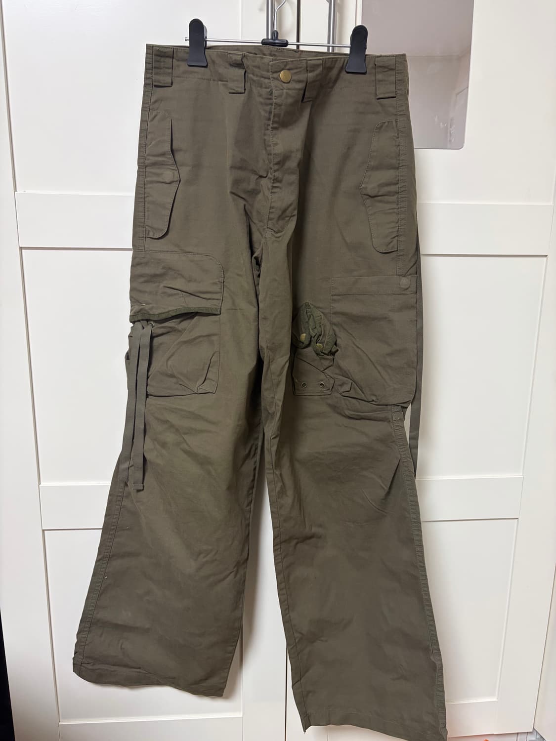 나체 카고팬츠 카키 상품이미지3