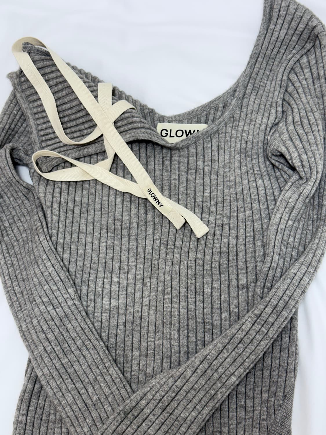 글로니 아이사 니트 그레이 상품이미지5