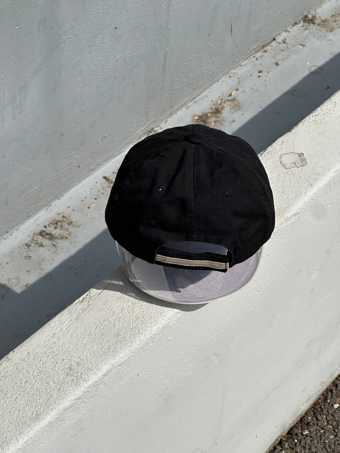 [F] Sails Anchor Cafe 로고 빈티지 블랙 볼캡 모자 상품이미지4