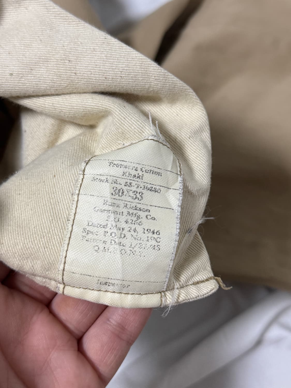 40s 복각 버즈릭슨 치노 팬츠 상품이미지7