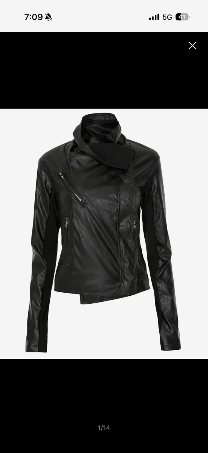 플레어업 레더 자켓 1 상품이미지1