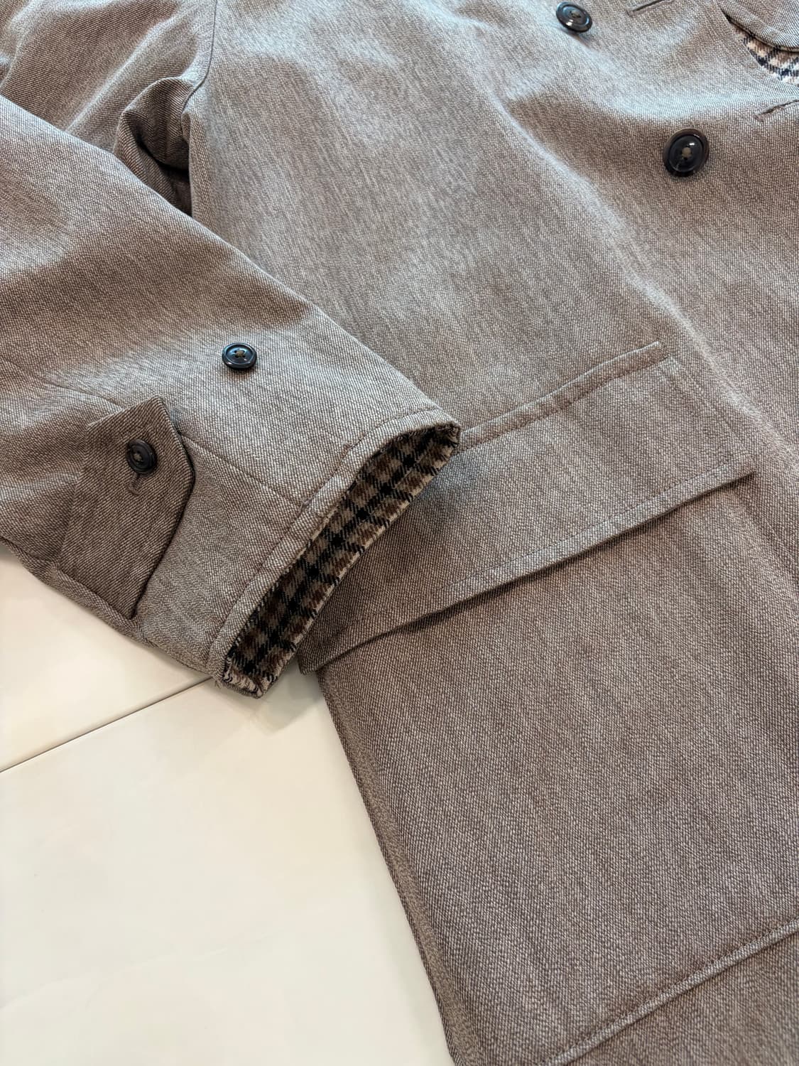 캡틴선샤인 건클럽 리버서블 워커코트 40(105) 상품이미지3