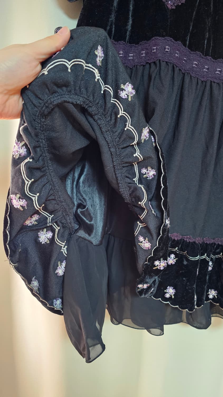 Axes femme 블랙 고스 로리 원피스 free 상품이미지3