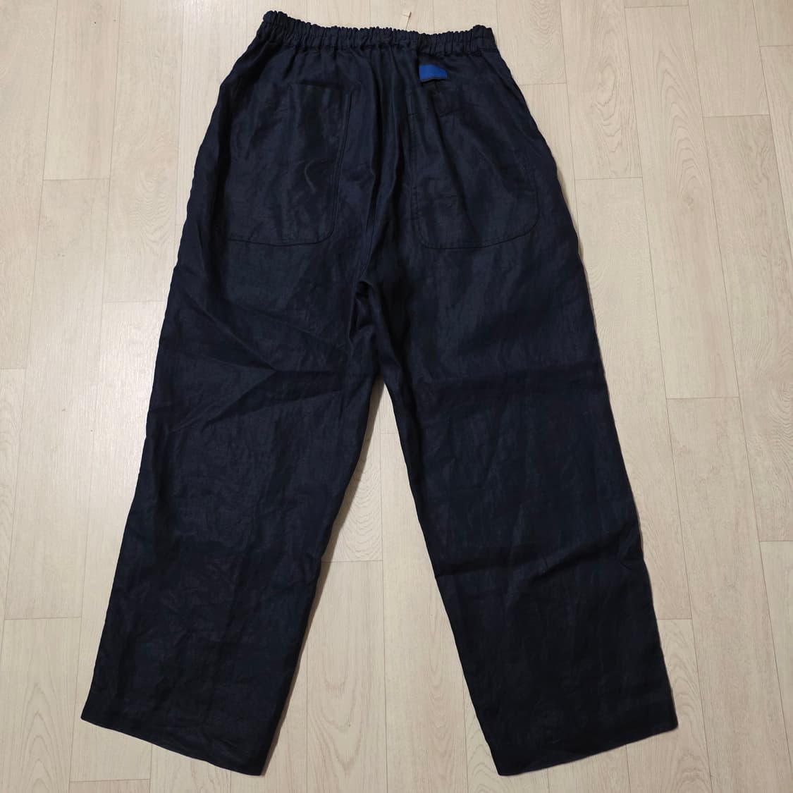 [L] 도큐먼트 린넨 페인터 팬츠 네이비 document 상품이미지9