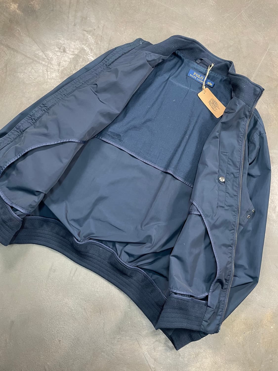 폴로 나일론 블루종 자켓 상품이미지4