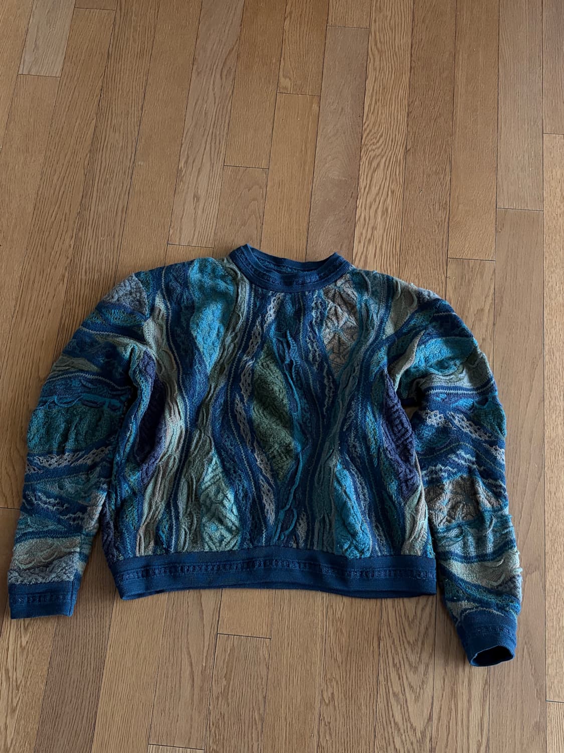 쿠지 케이블 니트 상품이미지1