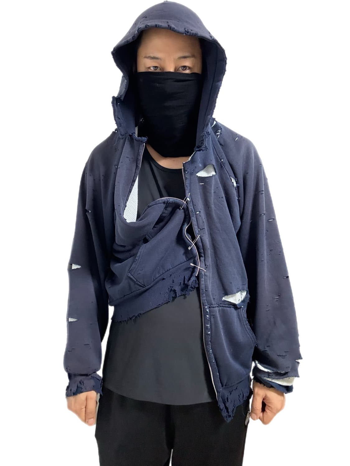 디디에르웨어 90s 디스트로이드 브로큰집 후드파카 상품이미지1
