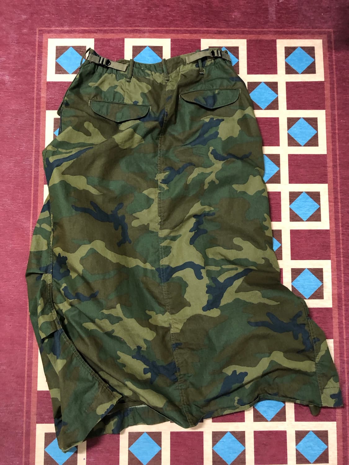 JOHNBULL CAMO LONG SKIRT 상품이미지5