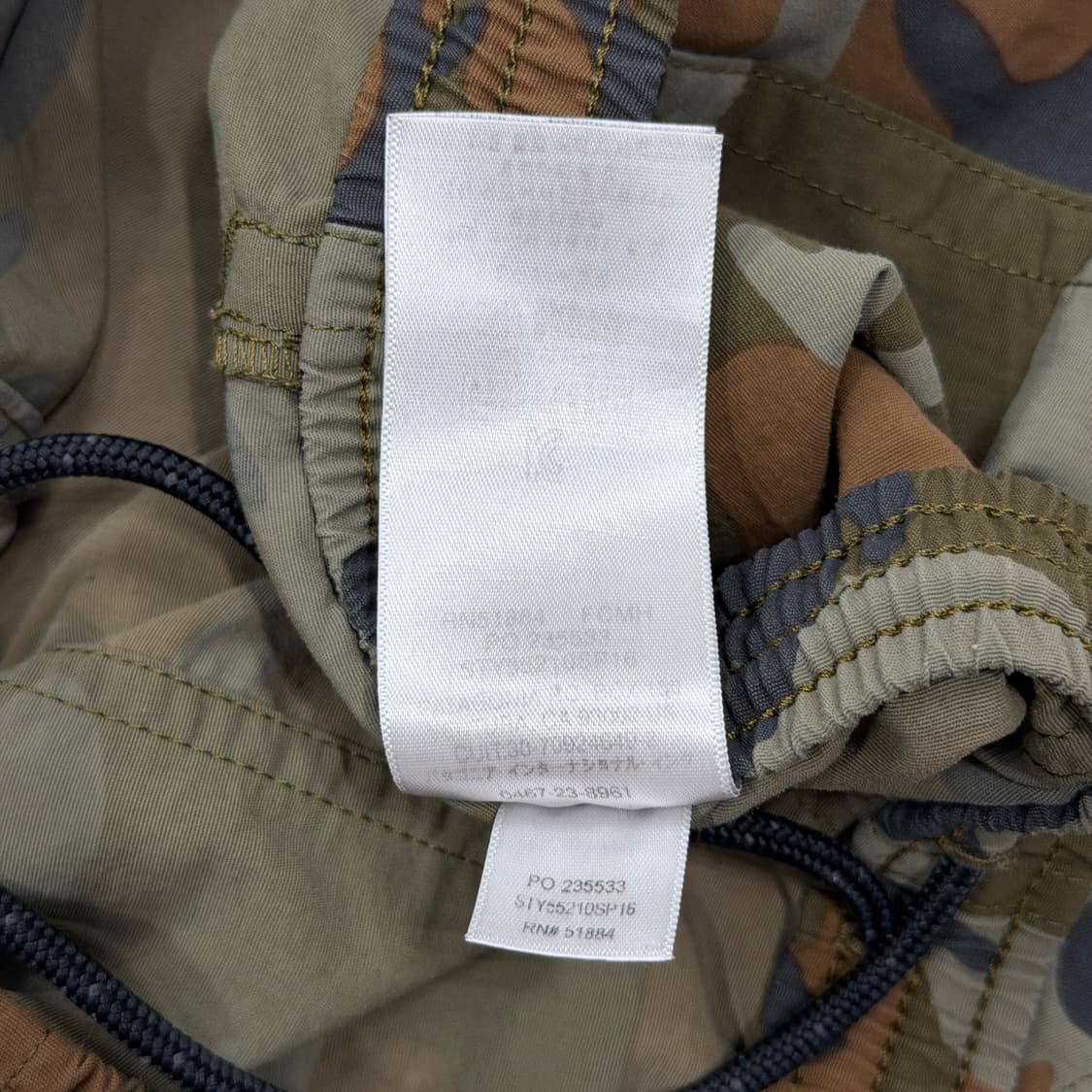 파타고니아 밀리터리 카모 배기스 조거팬츠 바지 S 상품이미지5