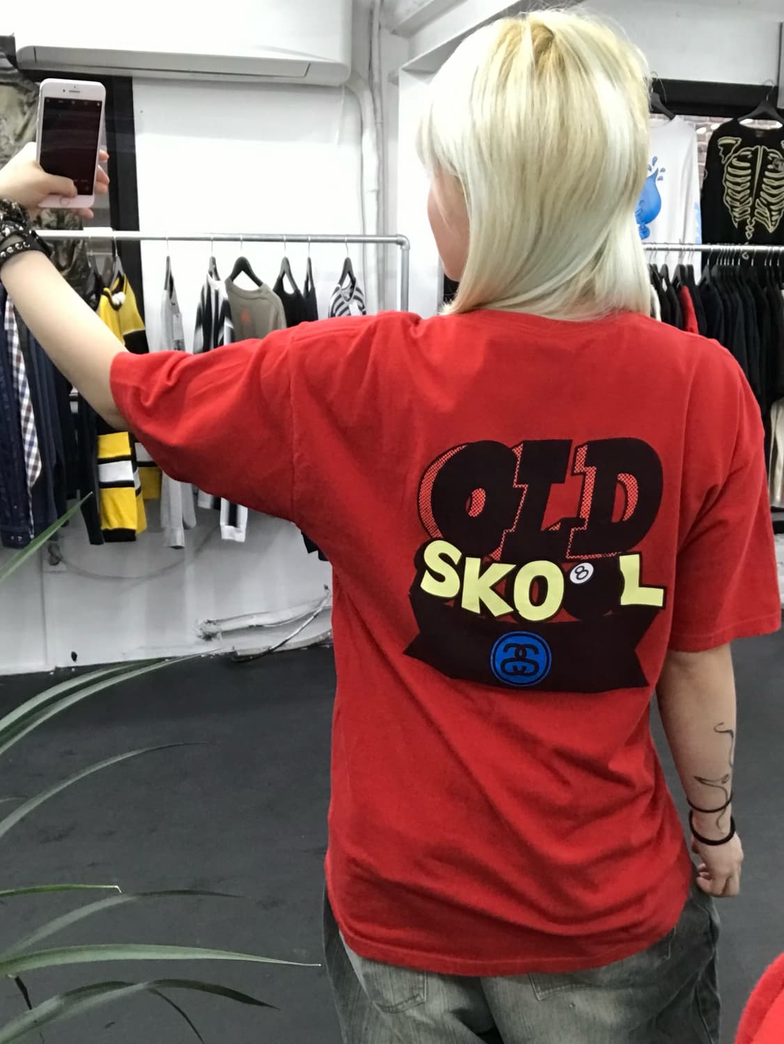 00s 스투시 올드스쿨 티셔츠 상품이미지6