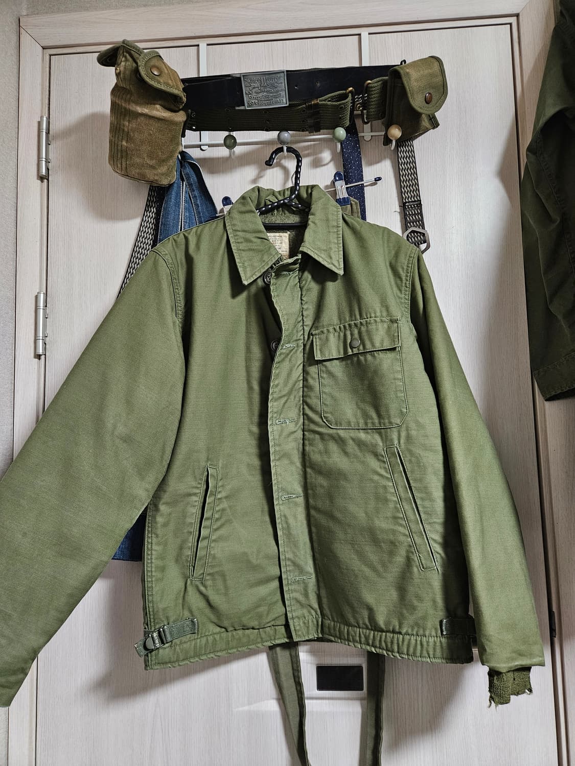 60s 미해군 a2 덱자켓 s 사이즈 usn 상품이미지1