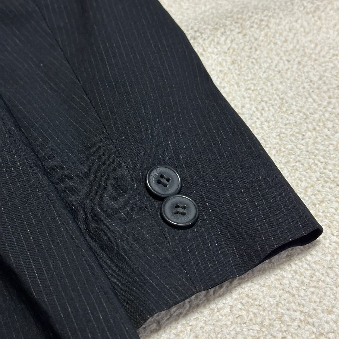 오브제 스트라이프 롱 자켓 상품이미지9