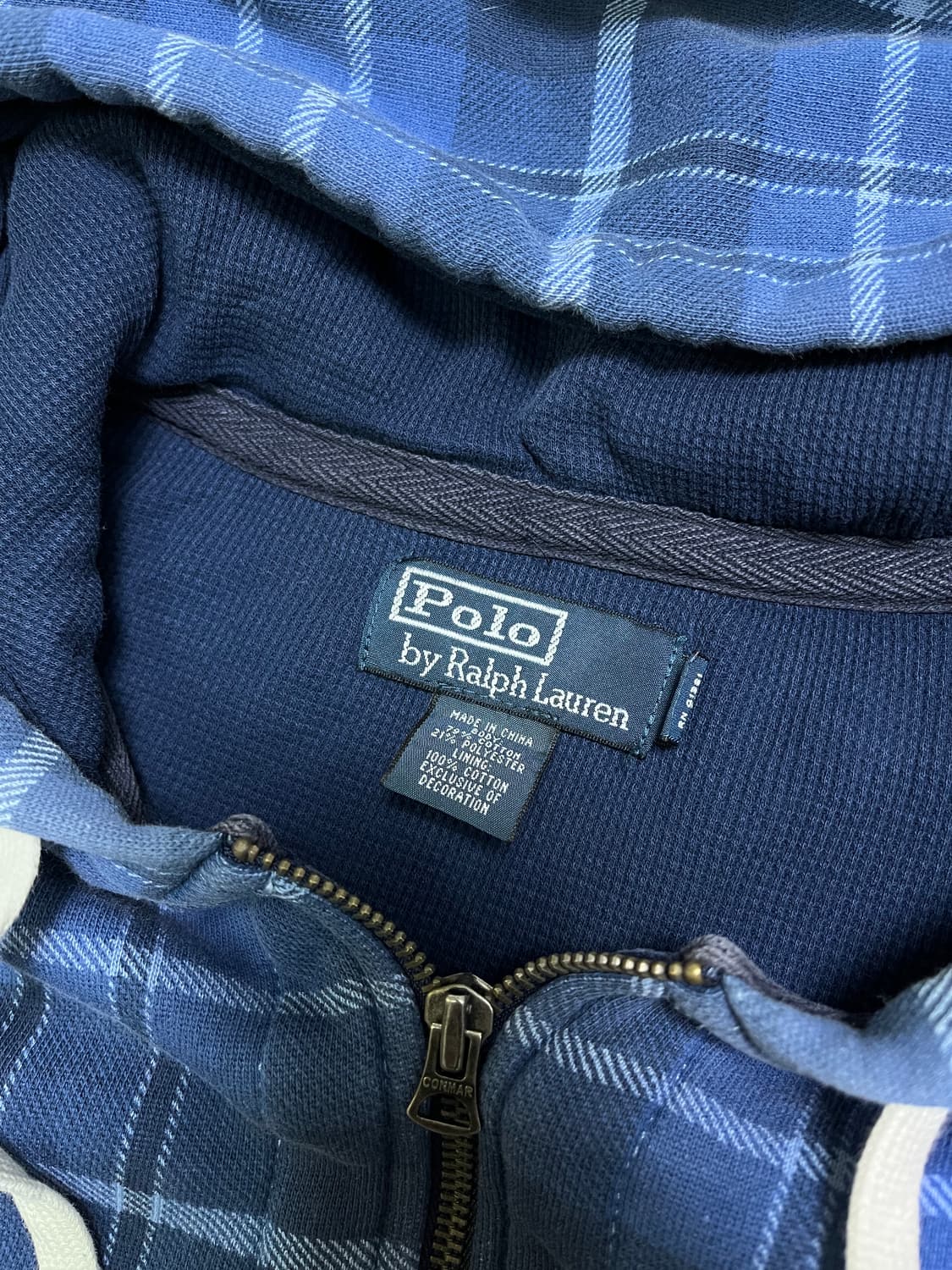 폴로 체크 후드 자켓 상품이미지4