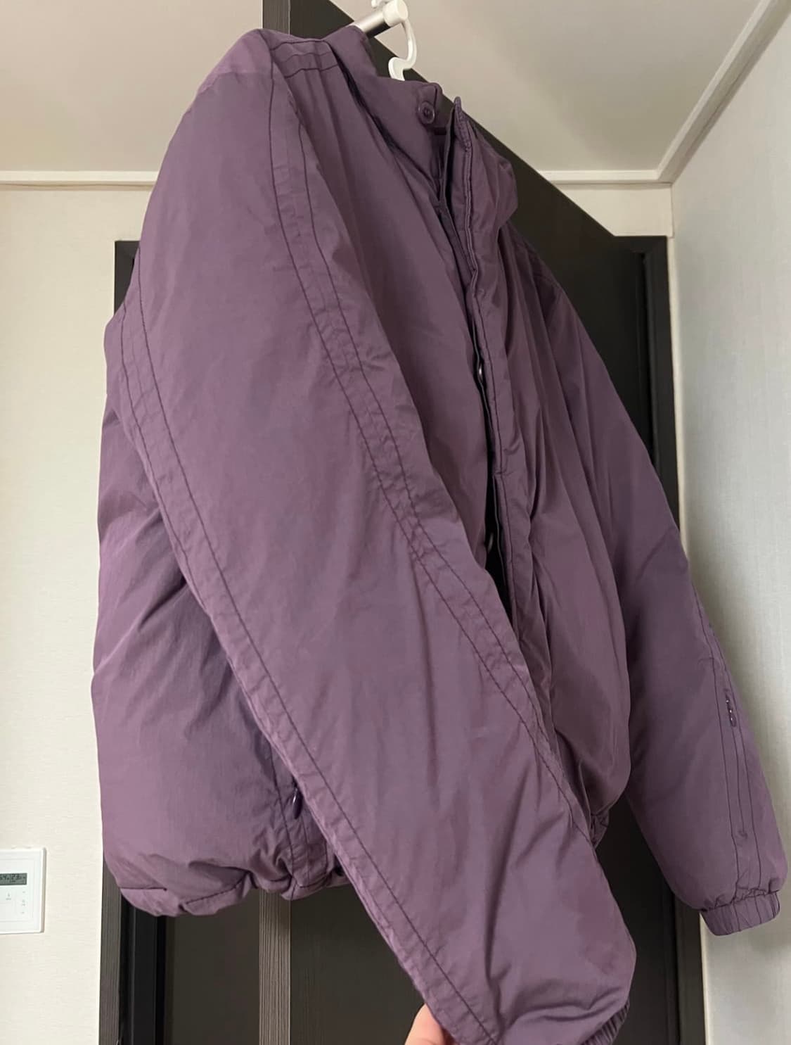 누마레 ee 슈렁큰 패딩 퍼플 m사이즈 상품이미지7