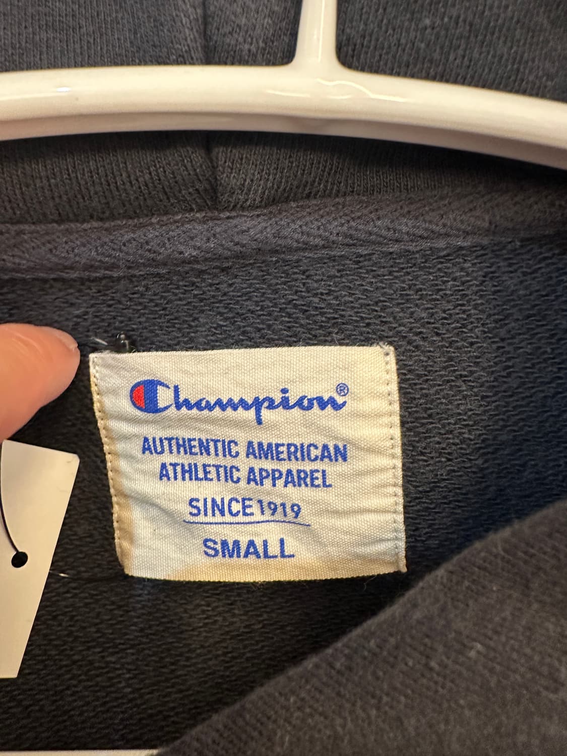 S) 챔피온 블랙 후드티 상품이미지3