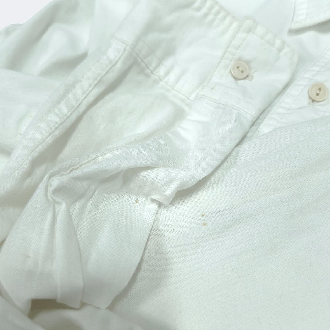 [L] 리바이스 화이트 투포켓 클래식 롤업 코튼 긴팔셔츠 상품이미지10