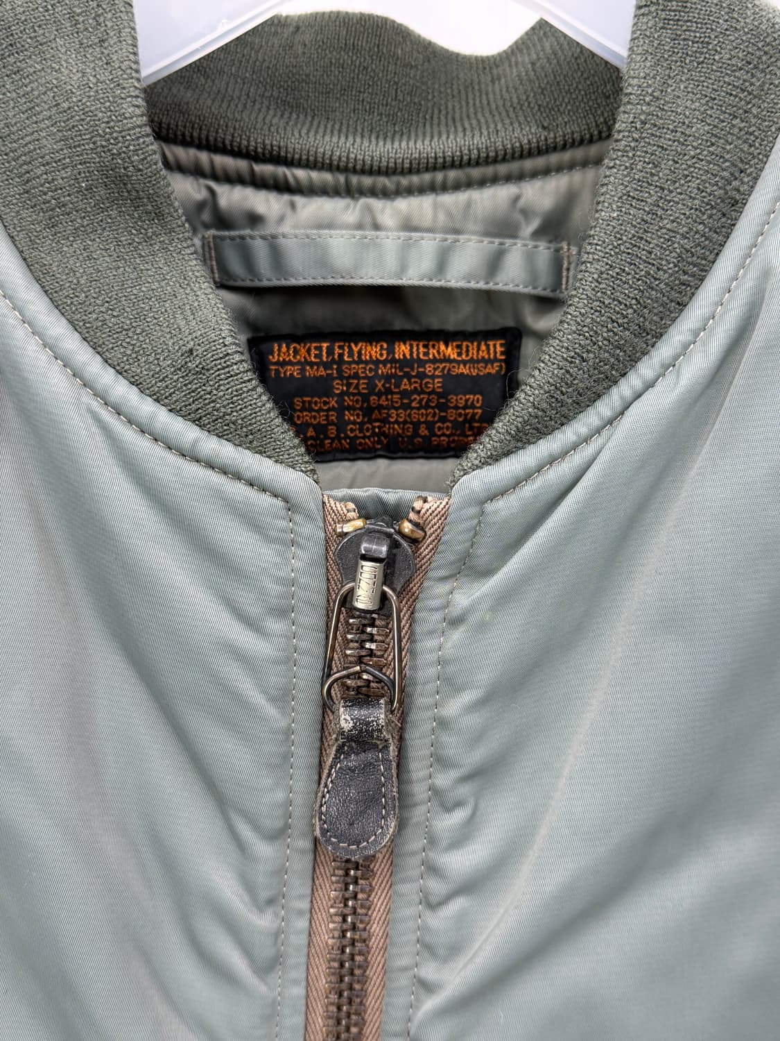 80s U.S.A.F MA-1 Flight Jacket 상품이미지7